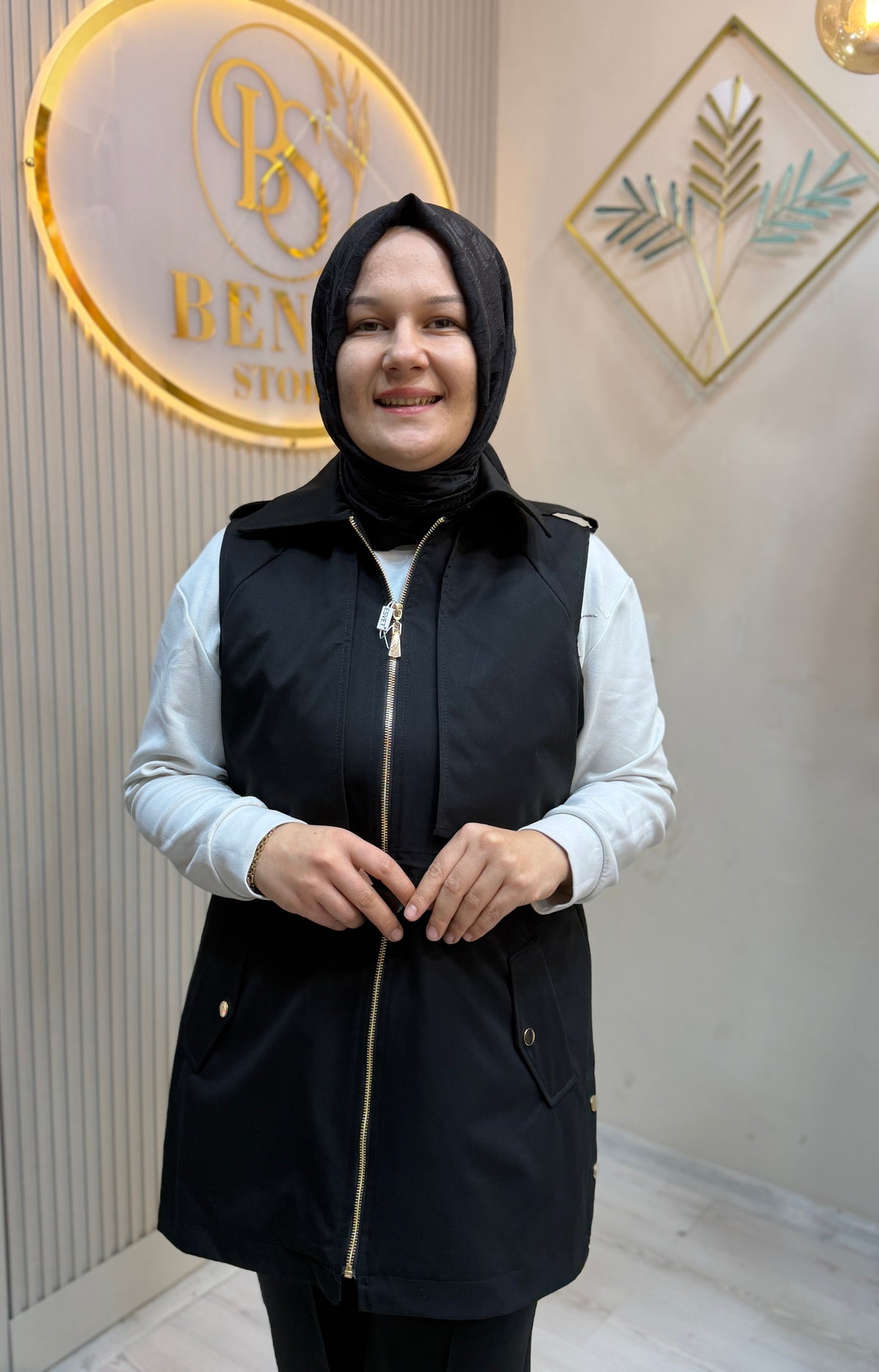 ŞİFA SİYAH YELEK