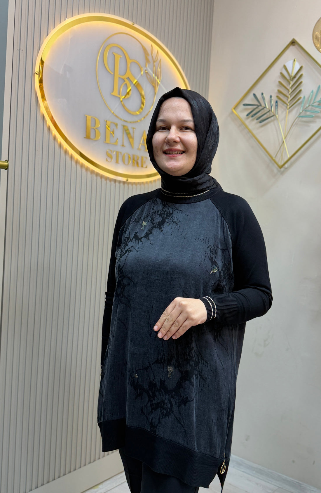 VİVA SİYAH TUNİK