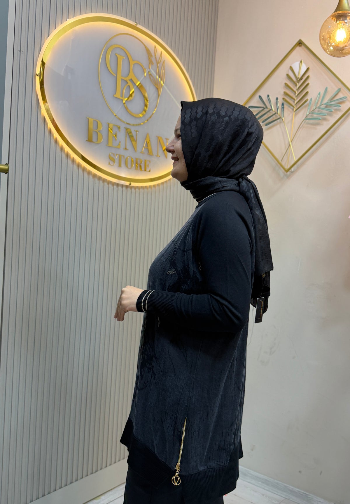 VİVA SİYAH TUNİK