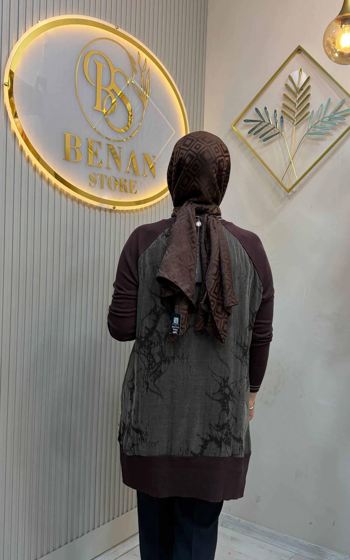 VİVA KAHVERENGİ TUNİK
