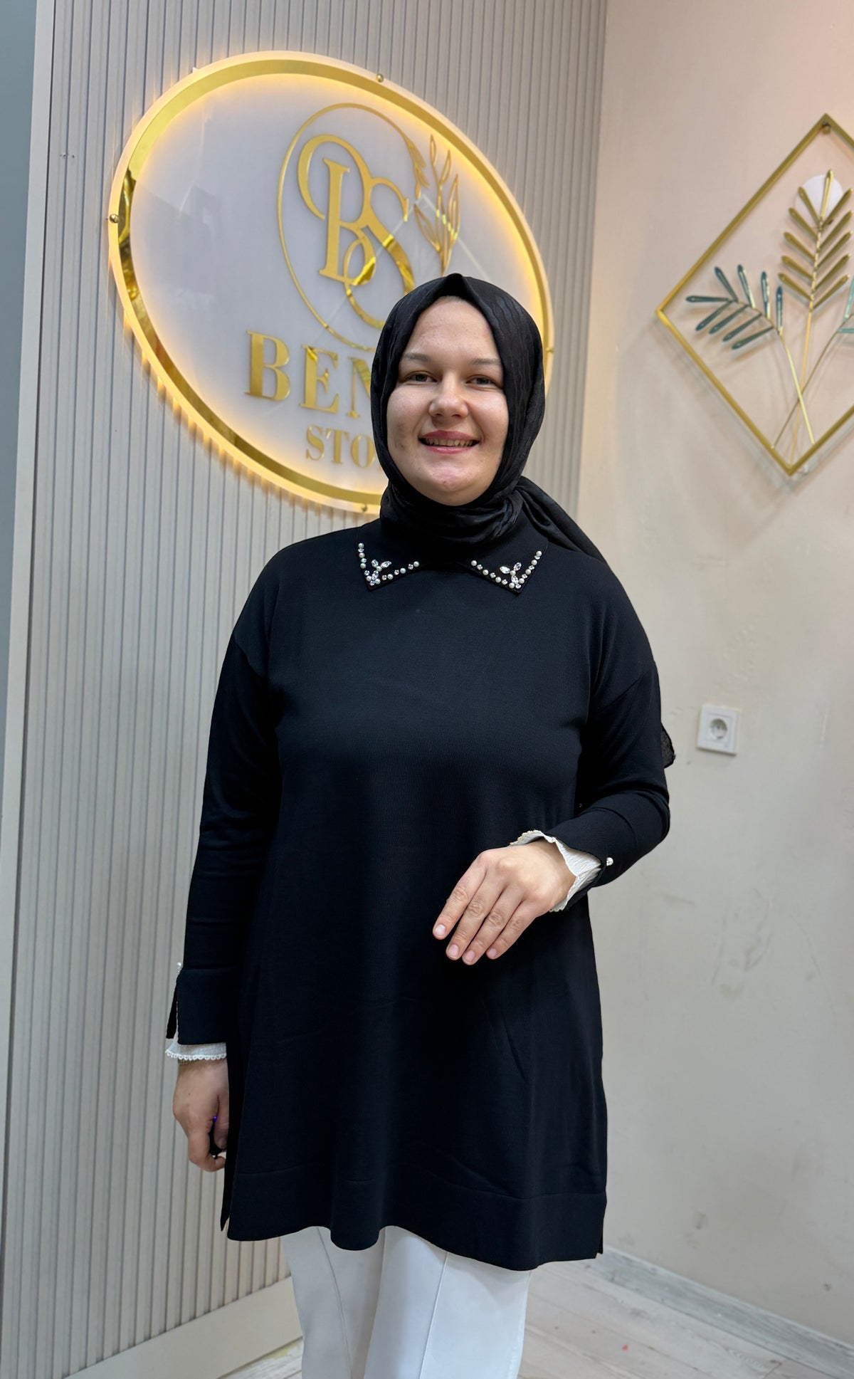 TALYA SİYAH TUNİK
