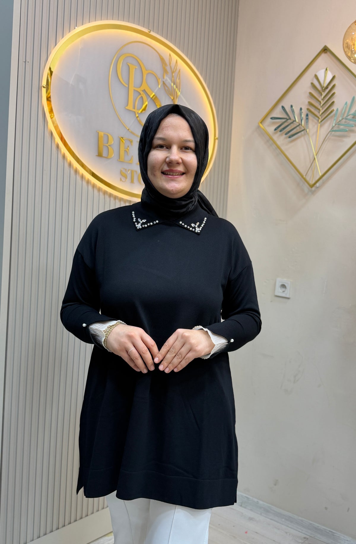TALYA SİYAH TUNİK