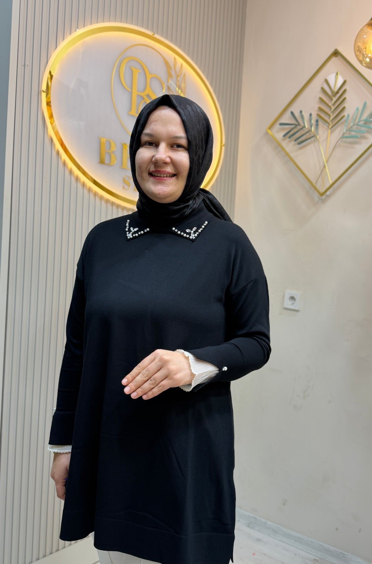 TALYA SİYAH TUNİK